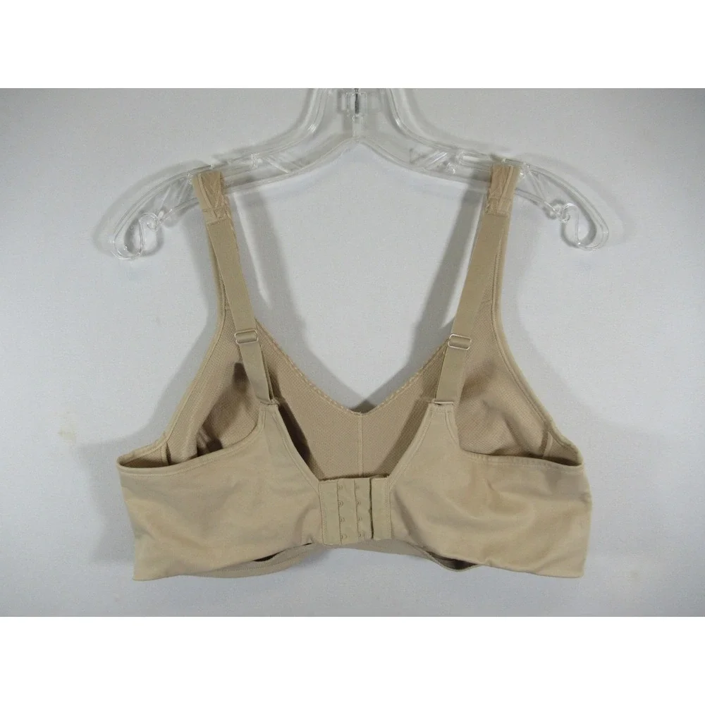 Playtex 18-Hour Bounce Control Bra 42DDD Beige Wireless 4699